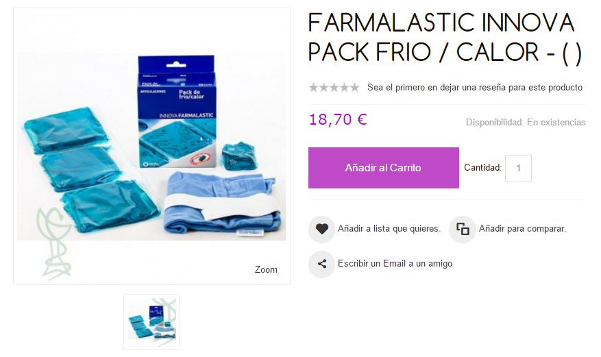 FARMALASTIC INNOVA PACK FRIO / CALOR